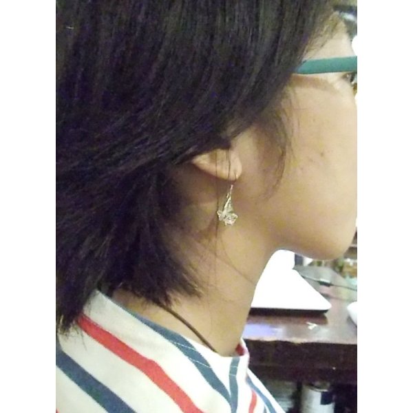 画像5: 銀の花earring (5)